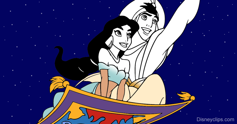 Aladdin Coloring Pages