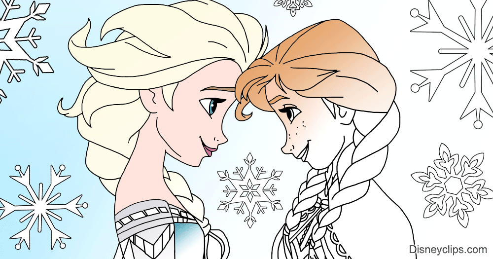 Elsa Princess Coloring Pages
