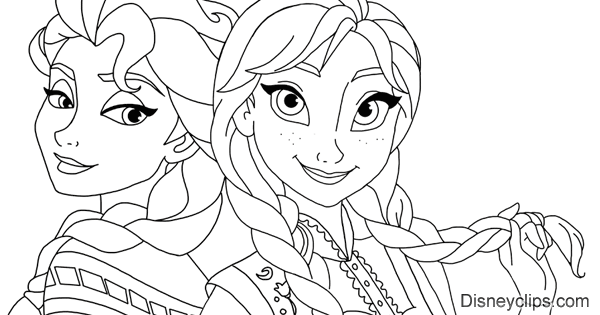 Frozen Coloring Pages Disneyclipscom