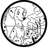 101 Dalmatians coloring page