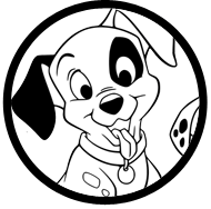 101 Dalmatians coloring page