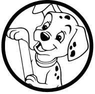 101 Dalmatians coloring page