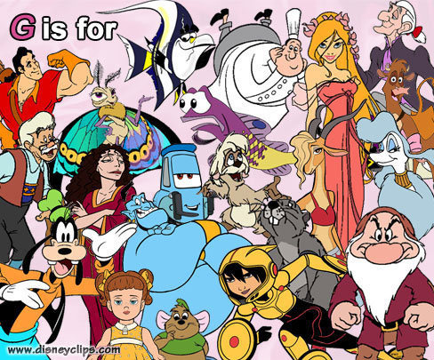 Disney Characters That Start With G 