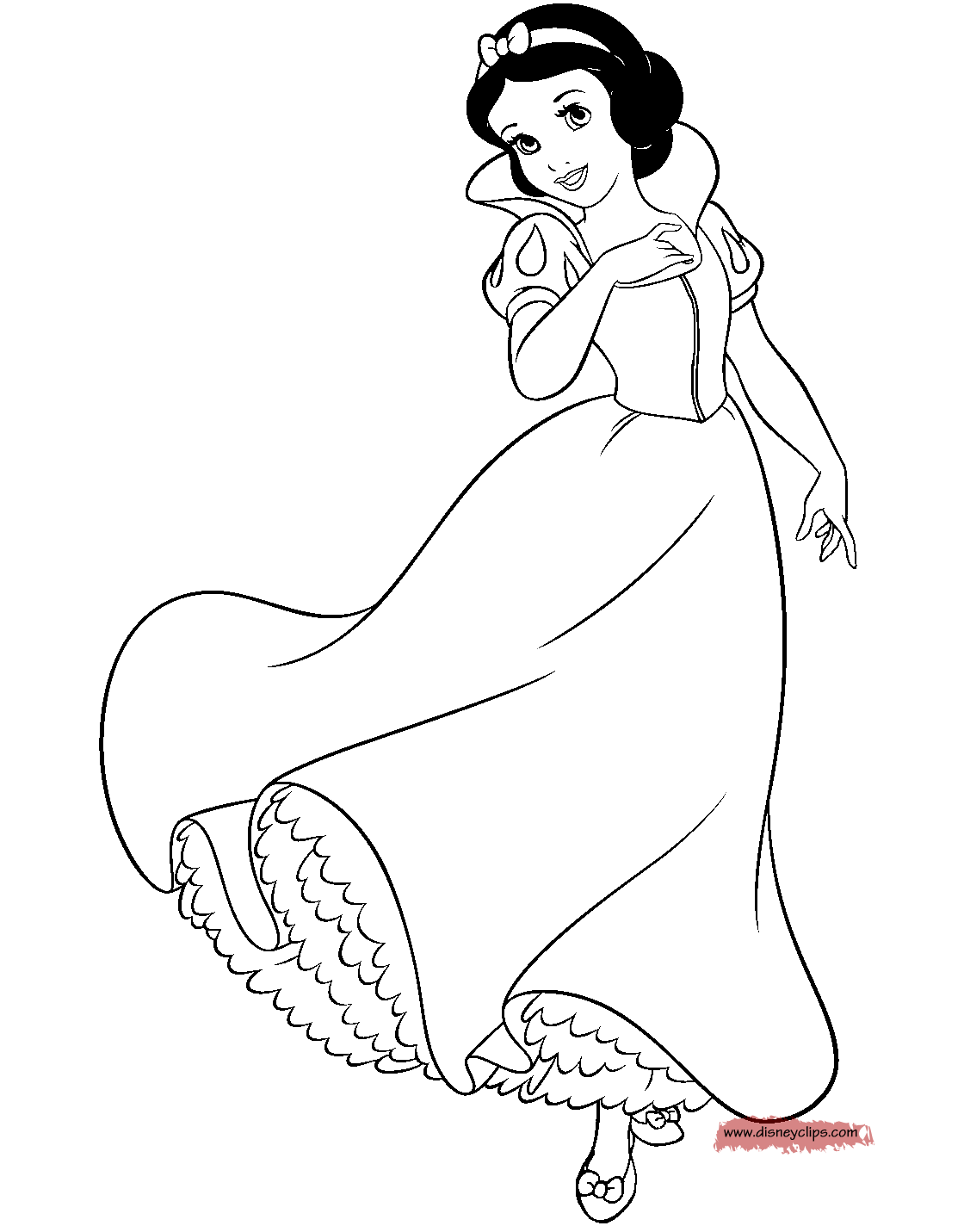 coloring page Snow White