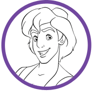 Aladdin coloring page