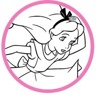Alice coloring page