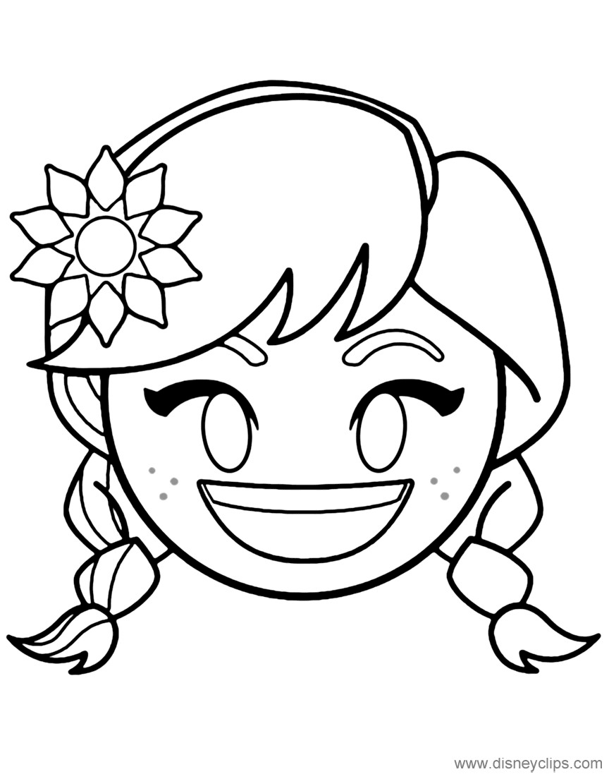 disney emojis coloring pages 2 disneyclipscom