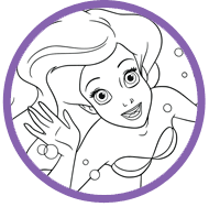 The Little Mermaid coloring page