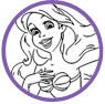 Ariel coloring page