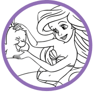 The Little Mermaid coloring page