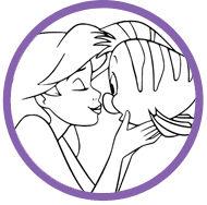 The Little Mermaid coloring page