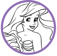 The Little Mermaid coloring page