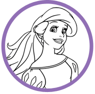 The Little Mermaid coloring page