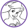 Ariel coloring page