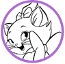Marie coloring page