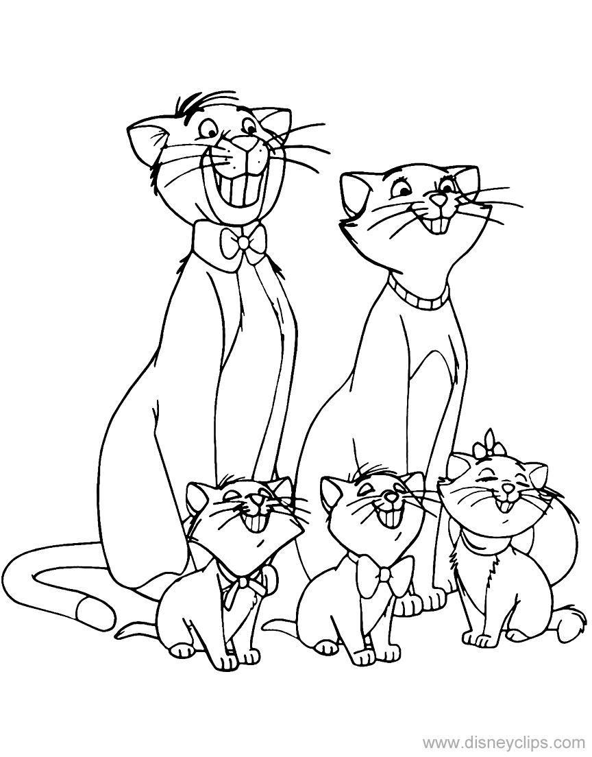 The Aristocats Coloring Pages