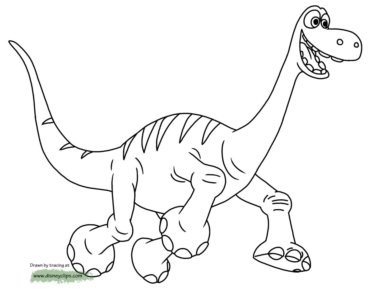 The Good Dinosaur Coloring Pages | Disneyclips.com