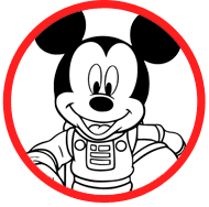 Mickey Mouse coloring page