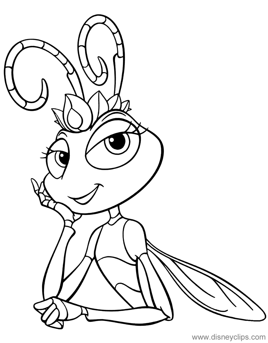 Download A Bug's Life Coloring Pages | Disneyclips.com