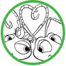Flik and Atta coloring page