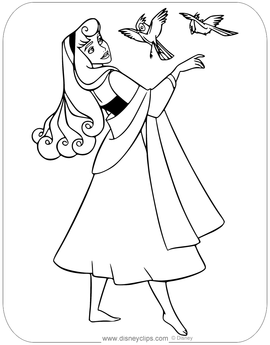Sleeping Beauty Coloring Pages   Disneyclips.com