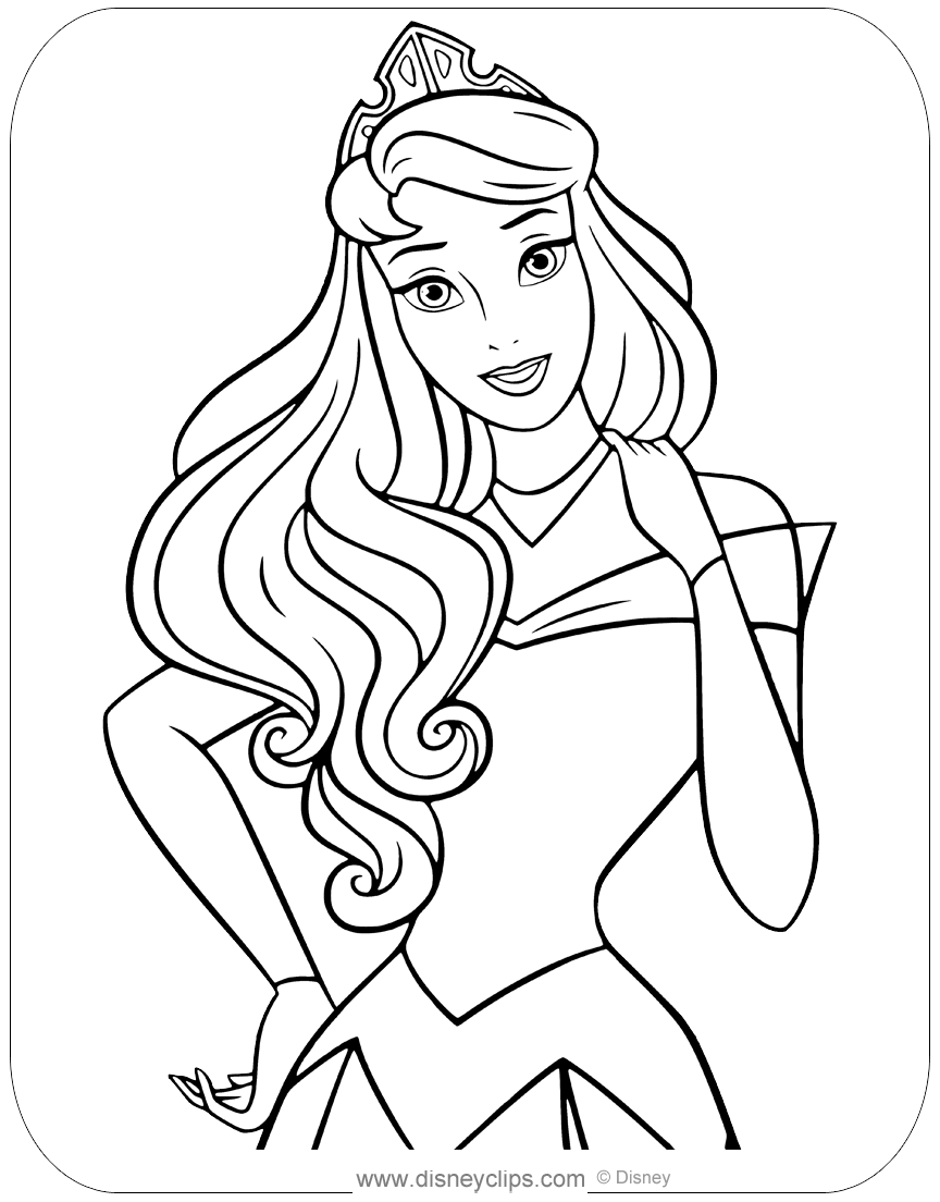 Featured image of post Aurora Sleeping Beauty Coloring Pages