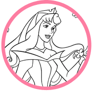 Sleeping Beauty coloring page