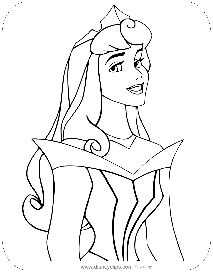 Sleeping Beauty Coloring Pages (2) | Disneyclips.com