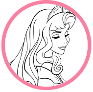 Sleeping Beauty coloring page