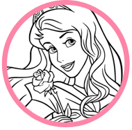 Sleeping Beauty coloring page