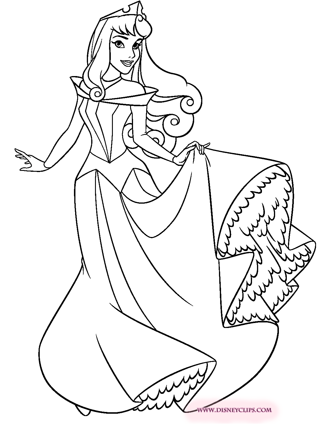Sleeping Beauty Coloring Pages 20   Disneyclips.com