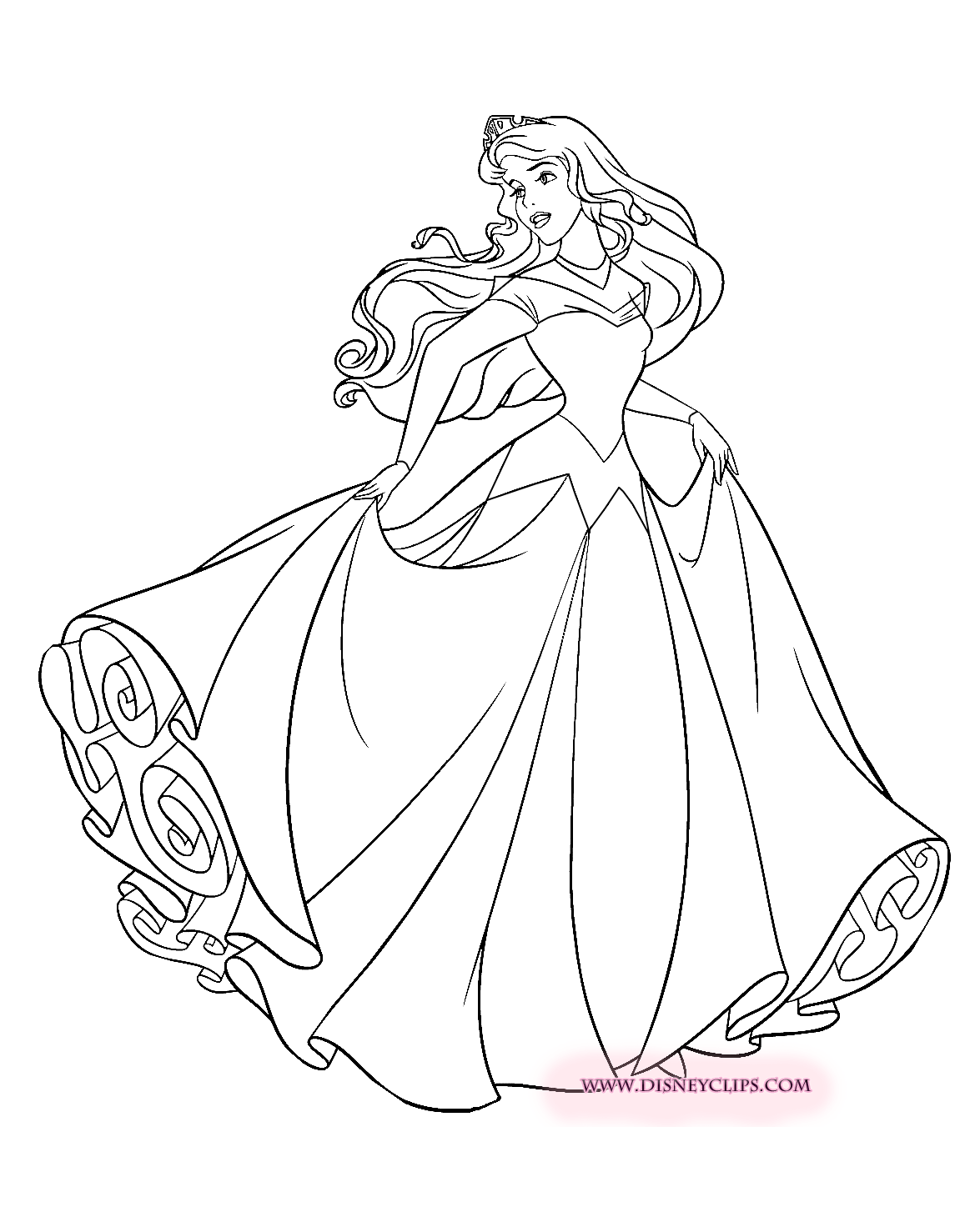 Coloring Pages Of Sleeping Beauty