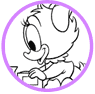 Baby Daisy Duck coloring page