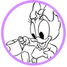Baby Daisy Duck coloring page