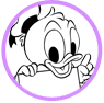 Baby Donald Duck coloring page