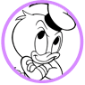 Baby Donald Duck coloring page