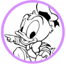 Baby Donald Duck coloring page