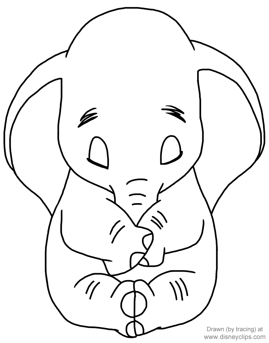Dumbo Coloring Pages | Disneyclips.com
