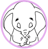 Dumbo coloring page