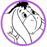 Baby Eeyore coloring page