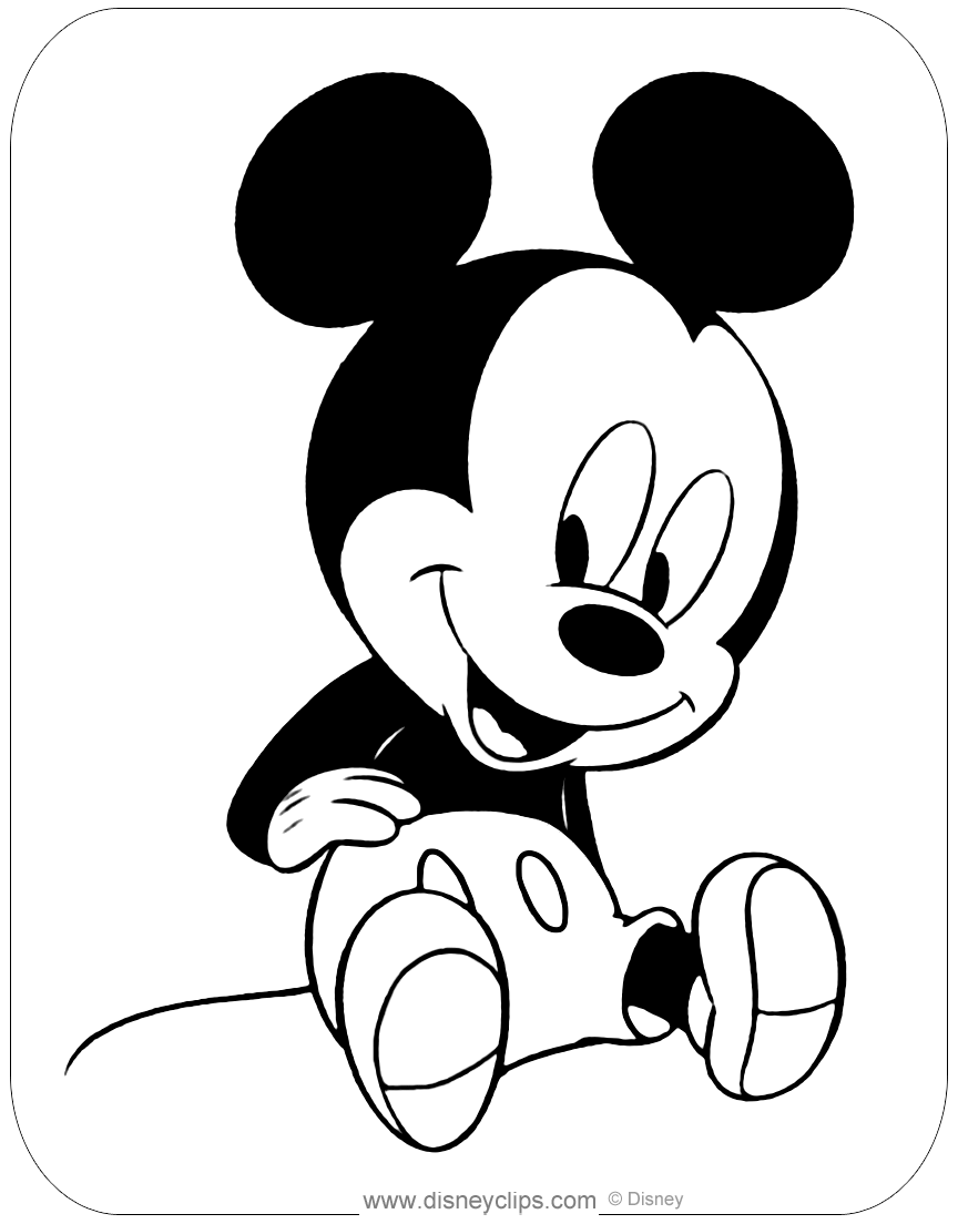 Download Disney Babies Coloring Pages | Disneyclips.com