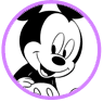 Baby Mickey Mouse coloring page