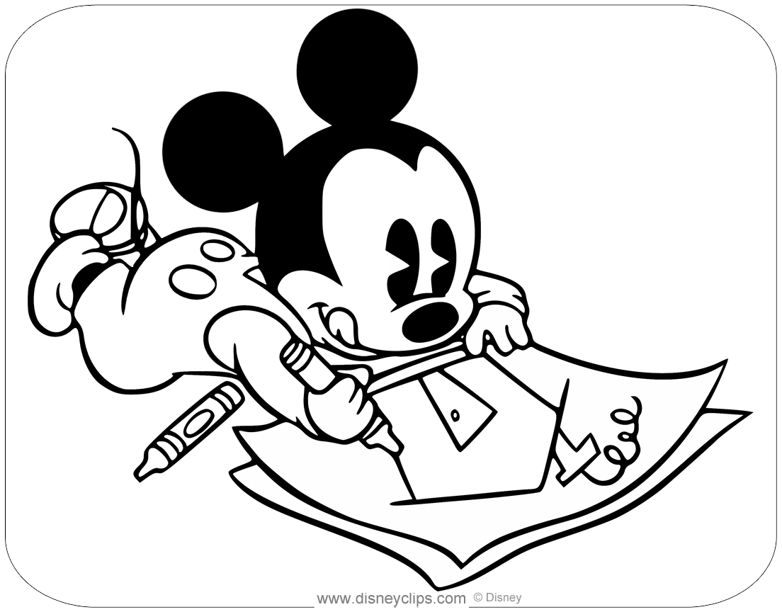 Cartoon Colouring Pages Pdf