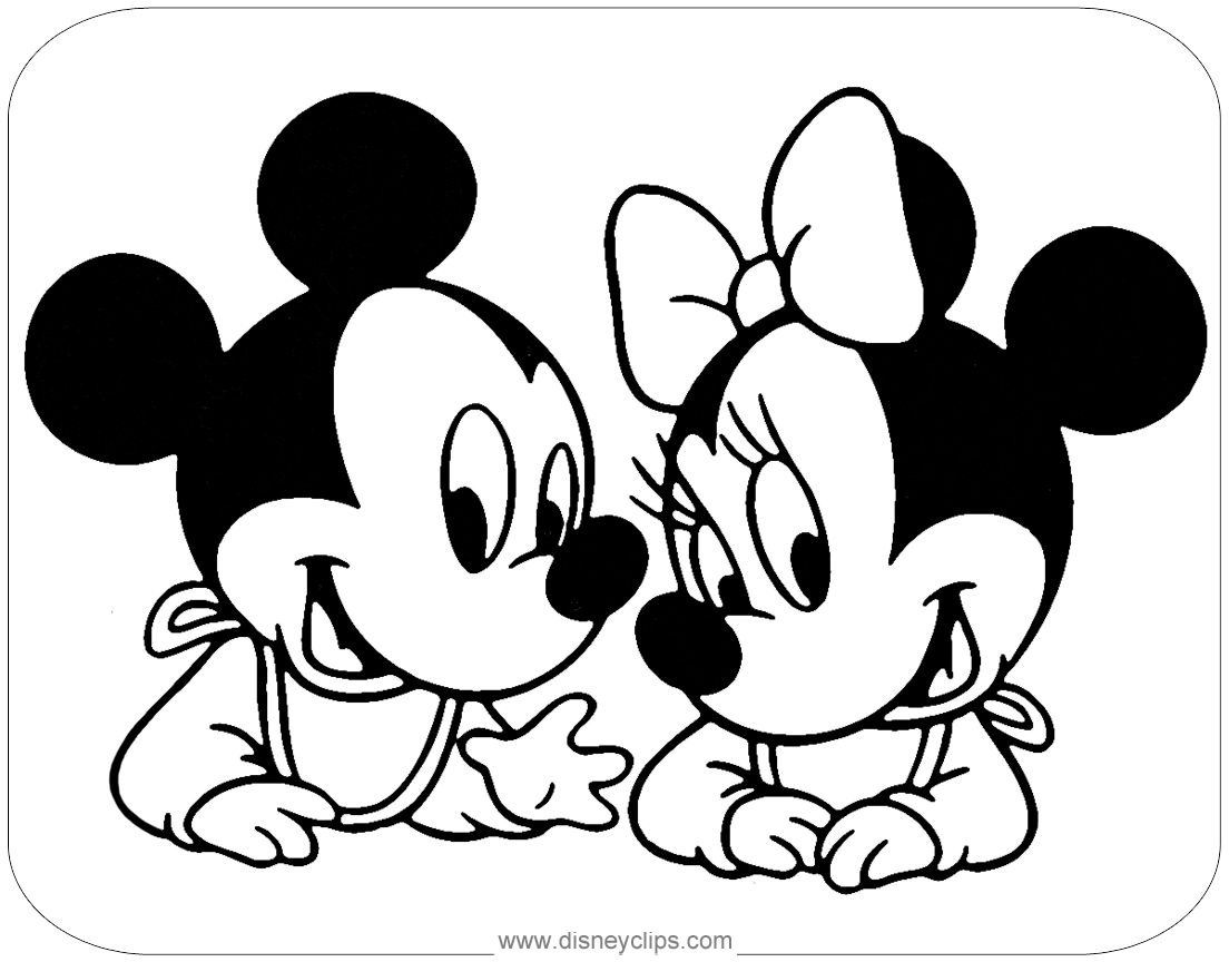 Disney Babies Coloring Pages (9) | Disneyclips.com