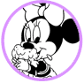 Baby Minnie Mouse coloring page