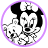 Baby Minnie Mouse coloring page