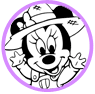 Baby Minnie Mouse coloring page