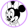 Baby Minnie Mouse coloring page