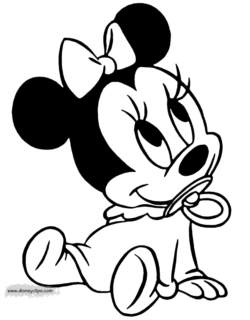 Download Disney Babies Coloring Pages (5) | Disneyclips.com