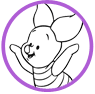 Baby Piglet coloring page